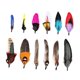 thumbnail image 5 of Disfraz de sombrero de plumas de vaquero para sombrero Fedora, 5 of 10