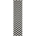 thumbnail image 2 of Safavieh Dhurries Bentley Geometric Runner Rug, Black/Ivory, 2'6" x 12', 2 of 8