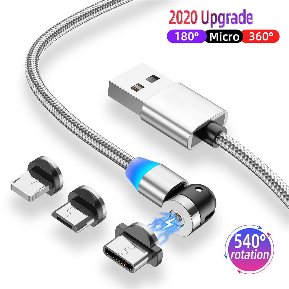 Three in one Mobile Phone Charging Cable is Suitable for Type-C Android one Pull Three Stream Optical Magnetic Data Cable 2m, Color 