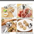 thumbnail image 6 of Stainless Steel Meat Baller Tongs, 2PC Kitchen Tools for Meatball Maker Melon Baller, 6 of 6
