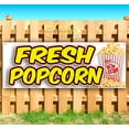 thumbnail image 1 of Fresh Popcorn 13 oz Vinyl Banner With Metal Grommets, 1 of 4