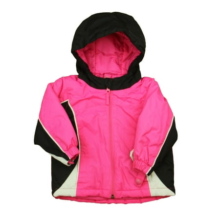 

Pre-owned The Children s Place Girls Pink | Black Snow & Ski Coat size: 12-18 Months