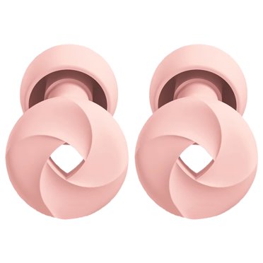 4 Pairs Soft Silicone Earplugs By EarHub - Reusable, Clear, For Sleep, Travel, Concerts - Body Safe, USA Made