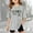 Grey, variant on Stylish Graphic Letter Print Tee Shirts For Girls Casual Comfortable Blend Fashion Top T-Shirts Kids Short Sleeve Crewneck Solid Basic Tees Casual Tops