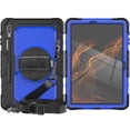 thumbnail image 2 of Dteck Case for Samsung Galaxy Tab S8 Plus 12.4 inch 2022 / S7 FE 12.4 inch 2021 & Tab S7 Plus 12.4" 2020 Tablet with Rotatable Kickstand&Hand Strap&Shoulder Strap&Screen Protector Case,Blue+Black, 2 of 8