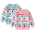 thumbnail image 5 of KYAIGUO Toddler Kids Knit Sweater Boys Girls Long-sleeved Sweater Crewneck Snowman Sweater for 2-7Y, 5 of 5