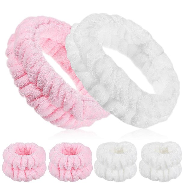 Makeup Skincare Headband 1 Set Of Spa Facial Headbands Designed For Face Washing And Bathing For Women Assorted Color Stretch Design
