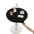 thumbnail image 2 of LShunze Round Fitted Tablecloth Elastic Table Cover Waterproof Wipeable Table Cloth for Indoor Outdoor Picnic Kitchen Dining 24"-47", 2 of 8