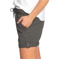 thumbnail image 3 of Frontwalk Beach Shorts For Women High Waist Cargo Short Drawstring Casual Pure Color Shorts Summer Holiday Short Pants with Pockets S-3XL, 3 of 4