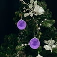 thumbnail image 1 of unbranded 37Ud Esferas Decorativas Moradas Para Árbol De Con Gancho Fácil Y Acabado Perlado, 1 of 8