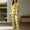 Yellow, variant on Ihph7 Long Pajamas for Women Set Button Up Pajamas for Women Pajama Sets for Women 2 Piece Womens Loungewear Pajama Sets for Women 2 Piece Lounge Wear for Women Beige 2 L