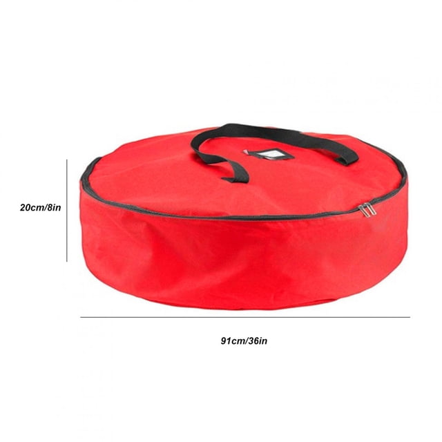 Bolsa de Almacenamiento de Coronas, Organizador de Adornos de Vacaciones de Tela Oxford, Navidad Impermeable para interiores