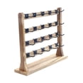 thumbnail image 1 of Maoww Wooden Earrings Display Stand Multi Tiers Multipurpose Rack Earrings Storage Wood Color 4 Tier, 1 of 6