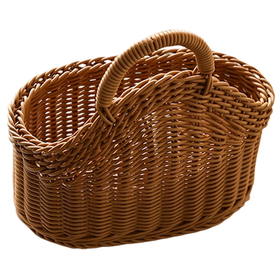 Convenient Wall Mounted Storage Basket Sturdy Woven Styles Home Accessory for Household Items Organization Daily Use