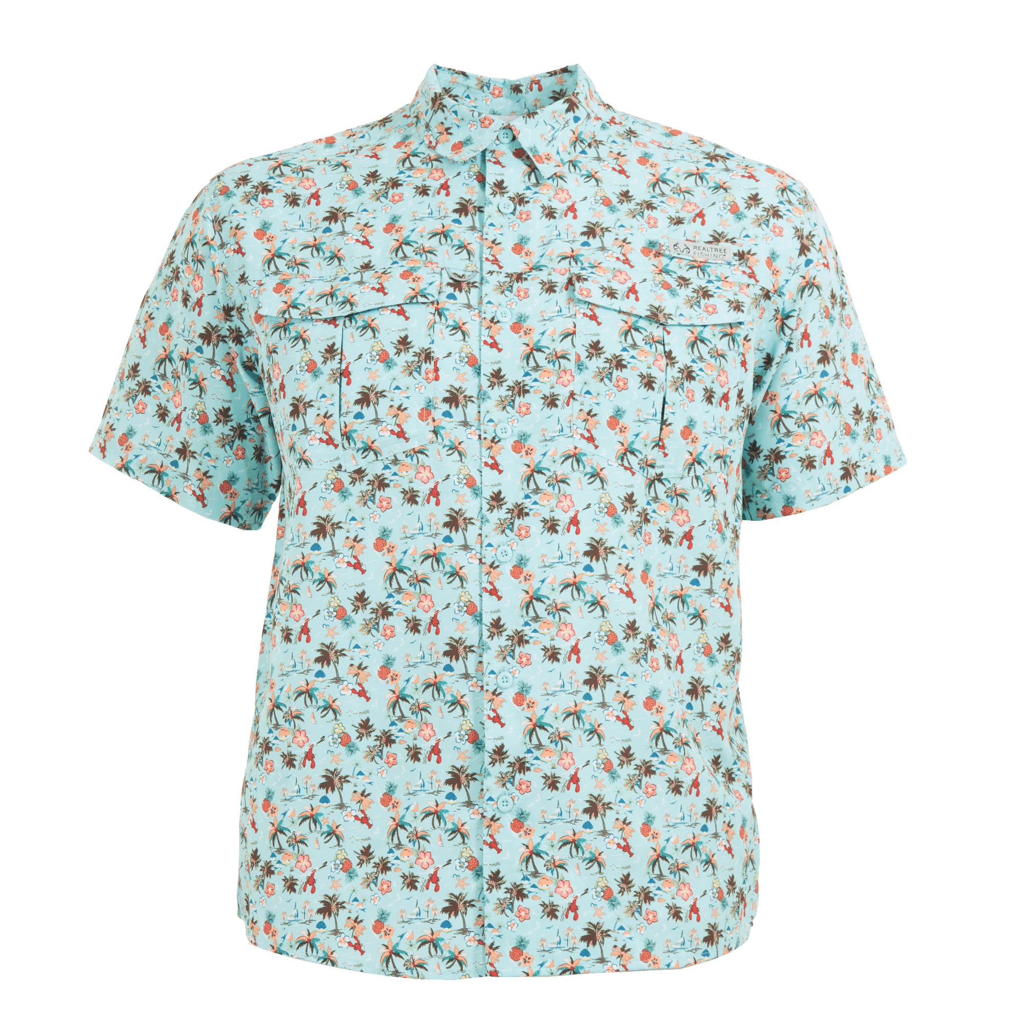 Realtree Men's Beachside Retreat 2XL Short Sleeve Guide Shirt