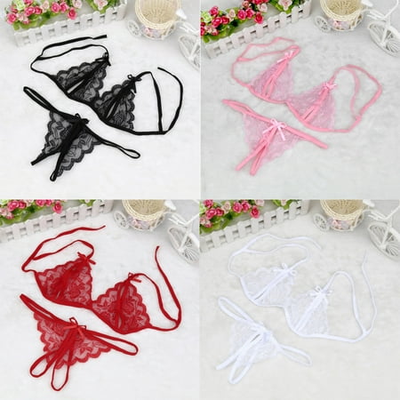 

Ladies Show Point Underwear Lace Underwear Bra Panties Thong Suit