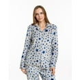 thumbnail image 2 of Brooklyn & Jax Women's Fleece 2 piece Full Sleeve Pajama Set in Christmas Print, X Large, 2 of 6