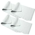 thumbnail image 2 of Carex Slip-Resistant Rubber Bath Mat, Beige, 16 in x 28 in, 4 Ct, 2 of 6