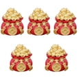 thumbnail image 6 of 5 PCS Mini Lucky Money Bag Decoration Festive Decoration Man 6.00X5.50X5.50CM, 6 of 8