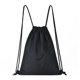 thumbnail image 2 of Drawstring Backpack Sports Gym Bag for Women Men Large Size With Two Zipper Pockets and Water Bottle Mesh Pockets, 2 of 5