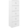 thumbnail image 1 of Hodedah 10 Door Enclosed Multipurpose Home/Office Storage Cabinet, Rainbow, 1 of 4