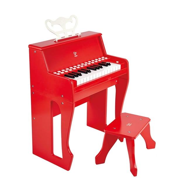 HOMCOM Piano à Queue Enfant en Bois 30 Touches - Tabouret et