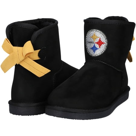 

Girls Youth Cuce Pittsburgh Steelers Low Team Ribbon Boots