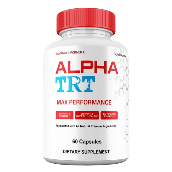 Alpha TRT Capsules for Men, Advanced Formula, All-Natural Formula Maximum Strength, AlphaTRT Pills, Performance Supplement (1 Pack)