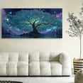 thumbnail image 5 of Large Tree of Life Canvas Wall Art, Abstract Canvas Prints Fantasy Landscape Paintings, Oversized Nature Pictures Artwork for Modern Home Decoration, 5 of 7