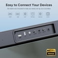 thumbnail image 5 of GEOYEAO Barra de sonido con subwoofer, barra de sonido de 200 W 2.1 canales con sistema de sonido envolvente Dolby Atmos, altavoz de TV Bluetooth de cine en casa ajustable con graves 3D para Smart TV/, 5 of 5