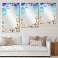 thumbnail image 3 of DESIGN ART Designart 'Caribbean Sea Starfish' Beaches Printed Wall Mirror 28in.x40in., 3 of 4