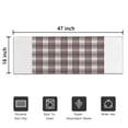 thumbnail image 5 of Brown and White Checkerboard Checkered Pattern Door Rugs,Washable Non Slip Door Mats Indoor,Decorative Door Mats,Entry Mat Indoor for Entrance,Bedroom,Kitchen,Bathroom,16"x47", 5 of 6