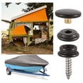 thumbnail image 2 of 1set Black Fastener Screw Snaps Canvas Tent Canopy Snap Stud Cap Boat Marine Cover Fastener Sockets Stainless Steel Snap Button Screw, 2 of 8