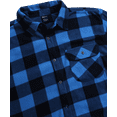thumbnail image 7 of Bobcat Men's Flannel Shirt - Micro Polar Woven Long Sleeve Button Down Shirts for Men (Sizes: S-XL), 7 of 7
