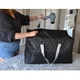 thumbnail image 6 of Simple Living Solution Storage Bag, Medium (25 Gallon), Black, Quilted Polyester, With Handles, For Clothing & Organizatio, 6 of 6