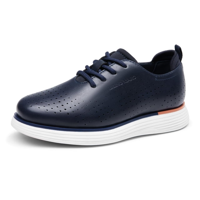 Zapatillas de Vestir MaxFlex Bruno Marc para Niños en Azul Marino Talla 11