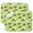 Rooster and Sunflower, variant on Rooster and Sunflower Green Pattern 2 Pack Kitchen Dish Drying Mat, Ultra Absorbent Microfiber Dish Drainer Mat, 16"x18"