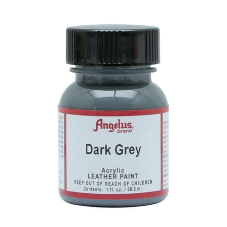 UPC: 0086366710807 | Angelus® Acrylic Leather Paint  1 oz.  Dark Grey