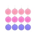 thumbnail image 4 of Practical 12pcs Flocking Christmas Ornament Charm 6cm Shatterproof Baubles for Holiday Home Decoration Party Supplies, 4 of 11