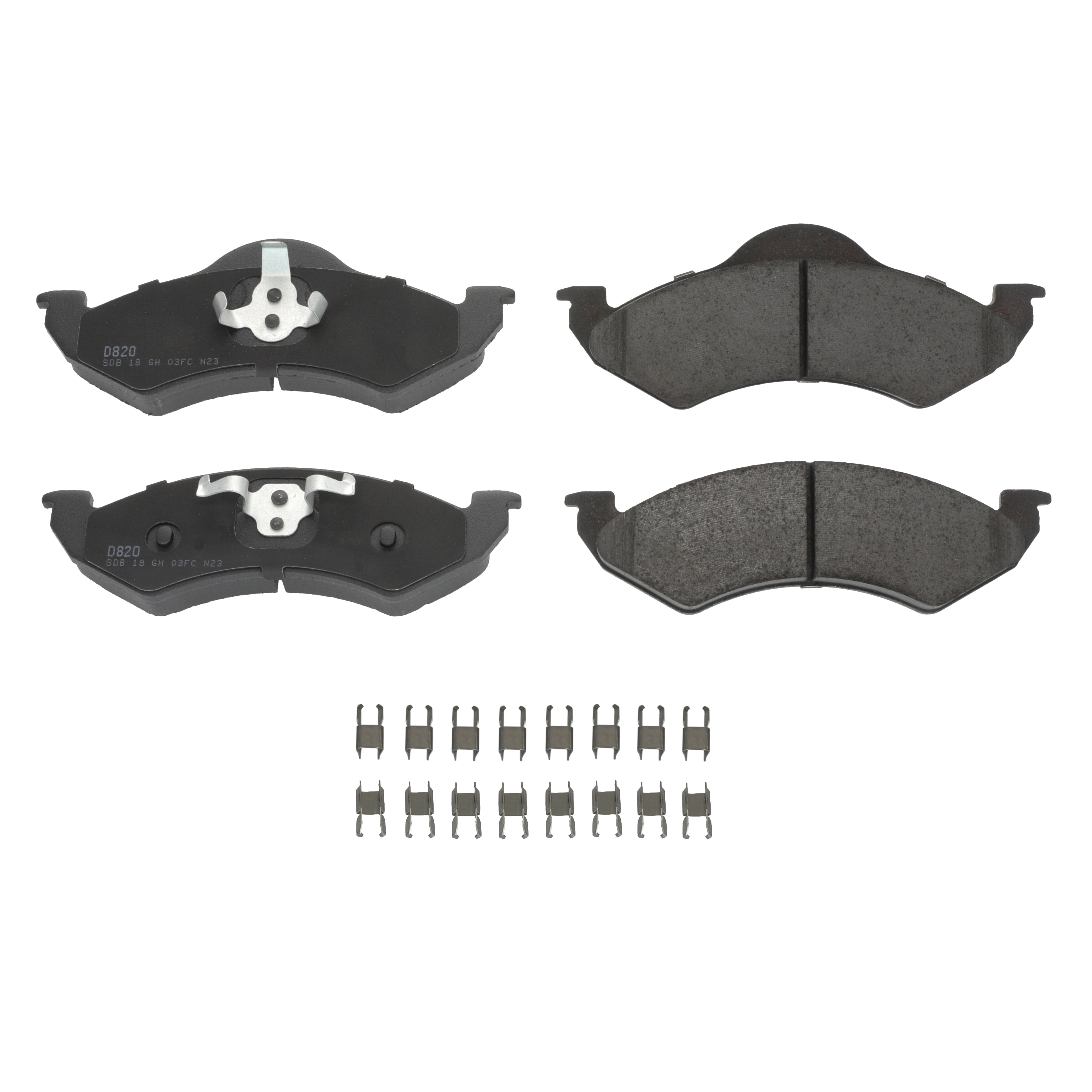 Winstop Brake Pad Set, Front WS.0820.0.C, Dodge Dakota 2002-2000