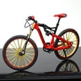 thumbnail image 3 of stanreset 1/10 Mountain Bicycle Model with Stand Holder Racing Portable Gift Bike Office Toddlers Tabletop Plastic Alloy Collection, 3 of 6