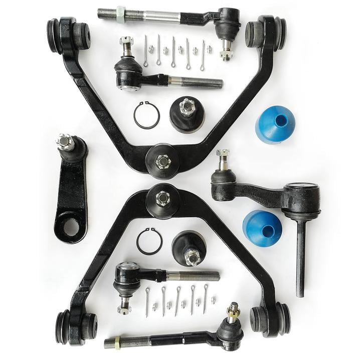 Front Suspension Kit Upper Control Arm Tie Rods Ball Joint For 1997