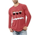 thumbnail image 1 of Blusas y camisas de manga larga con cuello redondo para hombre, ropa deportiva para el hogar, pijamas, camisetas de color liso, blusa deportiva para hombre, poliéster, 1 of 5