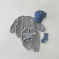thumbnail image 2 of Odeerbi 3M-4Y Niños Niñas Conjuntos de Algodón Sudadera de Manga Larga Pantalones Jogger Conjunto de Dos Piezas, 2 of 4