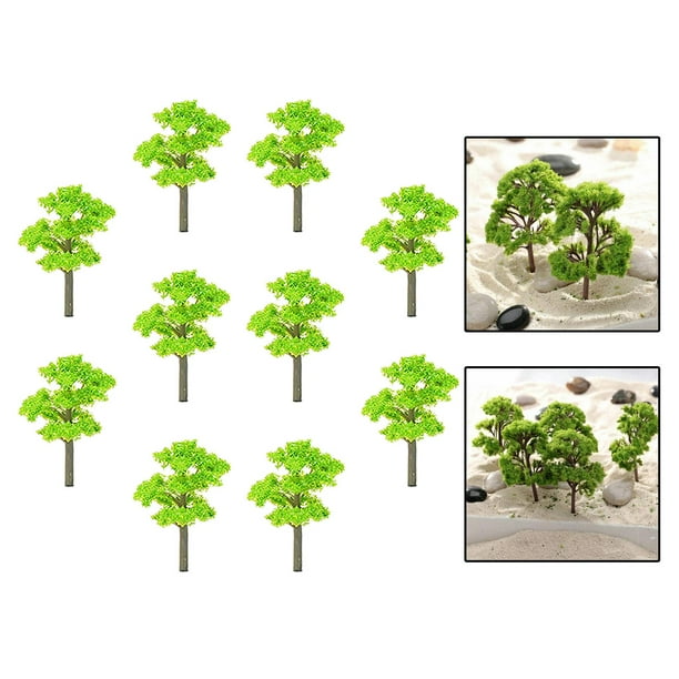 10 piezas modelo árboles paisaje en miniatura tren ferrocarril árboles para Calle arquitectura paisaje modelo árboles construcción decoración de - 5,5 cm 55 cm Baoblaze tren paisaje árboles