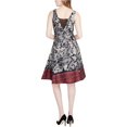 thumbnail image 1 of Rachel Roy Robe Trapèze Paisley pour Femmes, Noir, 6, 1 of 3