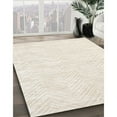 thumbnail image 2 of Ahgly Company Indoor Round Contemporary Champagne Beige Solid Area Rugs, 6' Round, 2 of 6
