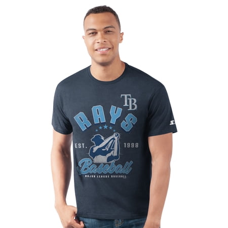 Men s Starter Navy Tampa Bay Rays Prime Time Batter T-Shirt