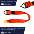 thumbnail image 4 of Fusion Adjustable Lanyard with D-Ring, Orange ,30 INCHES, 4 of 5