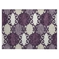thumbnail image 2 of Addison Rugs Chantille Indoor/Outdoor Transitional Scrolls Eggplant Washable Rectangle Rug, 1'8" x 2'6", 2 of 6